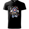 Lukostreľba komiks - Klasické pánske tričko vyššej gramáže - 4XL ( Čierna )