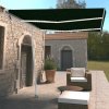vidaXL Automatická markíza, LED a senzor vetra 350x250 cm antracitová