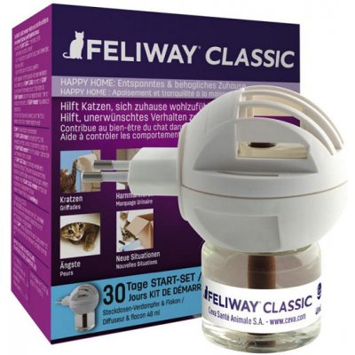 Feliway Classic difuzér + náplň feromóny pre mačky 48ml