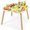 Drevený stolík s aktivitami Viga Farma