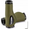 Uchopovacie cyklistické gripy ergo. ekokoža + gél ROCKBROS 40720001004 BS-03BK zelená