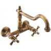 Drezová batéria RAV Slezák MORAVA s otočným ramienkom 150 mm stará mosadz MK302.5/28SM