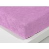 XPOSE® Detská froté plachta Exclusive - levanduľová 80x160 cm, Froté