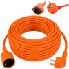 FORTRADE záhradný Predlžovací Kábel 50 m 1 ks zásuviek oranžový