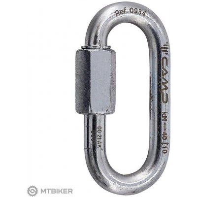 CAMP Oval Quick Link karabína 8 mm, zinc plated steel