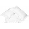 COTTON & SWEETS Posteľná bielizeň s volánikmi 140x200 Simply Glamour - White