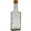 Fľaša na alkohol sklenená 