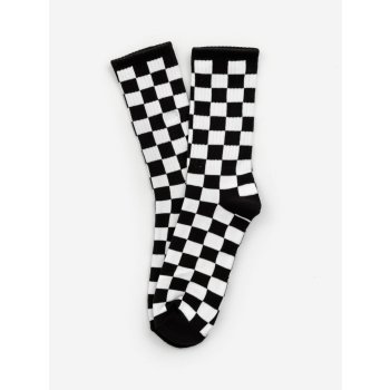 Vans Checkerboard II Crew Black/White