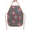 BELLATEX Zástěra dětská Adéla 37 × 47 cm ( 3-5 let ) 7850/089 víla na šedé