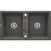 DEANTE DEANTE - Eridan antracit metalic - Granitový drez, 2 - bowl ZQE_T203