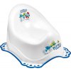 MALTEX Nočník protišmykový Šmolkovia - white 36x30x23 biela
