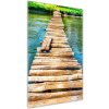 Vertikálny foto obraz akryl do obývačky Drevený most 50x100 cm