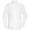 James & Nicholson Košile JN 1372 slim fit, popelínová, dlouhý rukáv, pánská COT02137200103-white L Bílá
