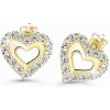 Cutie Jewellery Srdiečkové náušnice Z60213-30-10-X-1