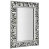 ZEEGRAS Zrkadlo v ráme, 70x100cm, strieborné