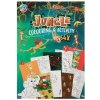 Kniha s omaľovánkami a aktivitami Jungle A4