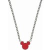 Disney Slušivý oceľový náhrdelník Mickey Mouse N600627L-157.CS