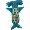Hračka Dog Fantasy Water Float kladivák plávajúci s PET fľašou tyrkysová 33cm
