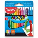 MAPED Voskovky "Color Peps Maxi" Wax 12 rôznych farieb