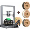 CREALITY 3D 3D tlačiareň Creality Ender-3 V3, vysokorýchlostná 3D tlačiareň 600 mm/s s pohybovým systémom CoreXZ, 60W keramický ohrievač, dvojitý ventilátor, veľkosť tlače 220x220x250 mm+ 1 kg čierneh