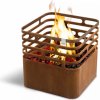 Höfats Cube Corten - prenosné ohnisko, hrdzavý