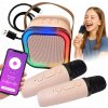 KARAOKE SÚPRAVA MIKROFÓN + BEZDRÔTOVÝ BLUETOOTH REPRODUKTOR PRE DETI