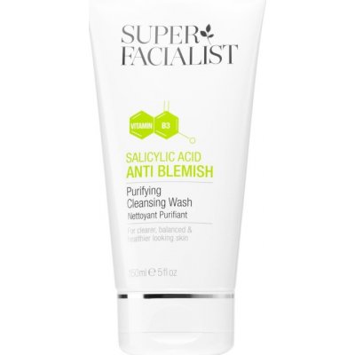 Super Facialist Salicylic Acid Anti Blemish odličovací čistiaci gél pre problematickú a mastnú pokožku 150 ml