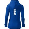 Limited edition 1984 pruh - Mikina dámska trendy zipper s kapucňou - L ( Kráľovská modrá )