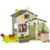 Domček Priateľov s kuchynkou a meteorologickou sadou Friends House Evo Playhouse Life Smoby v natur farbách rozšíriteľný