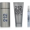 Carolina Herrera 212 Men EDT 100 ml + EDT 10 ml + balsam po holenie 100 ml pre mužov darčeková sada