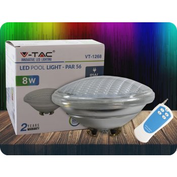 V-TAC LED bazénové svietidlo, 8W RGB