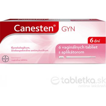 Canesten 6 tbl.vag.6 x 100 mg