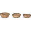 Garden Trading Úložný košík Bayford Seagrass/ Water Hyacinth – set 3 ks