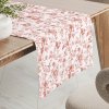 Biante Bavlnený behúň na stôl Sandra SA-640 Lososové kvety na bielom 20x120 cm