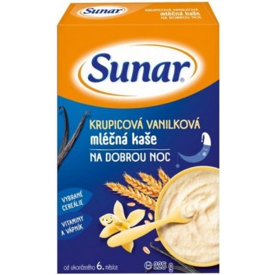 Sunar Mliečna KRUPICOVÁ MEDOVÁ NA DOBRÚ NOC 225 g