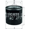Olejový filter MAHLE OC 977/1