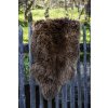 Ovčia kožušina tmavo hnedá Kožušina: M- 110x65 cm