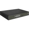 LevelOne Hilbert 10-Port Gigabit PoE Smart Lite Switch - 8 výstupov PoE - 2 x Gigabit SFP - 802.3at/af PoE - 130W PoE power budget - Spravovaný - L2 - Gigabit Ethernet (10/100/1000) - Plný duplex - Na