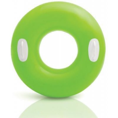 Kruh plávací 59258 INTEX s držadlom 76cm zelená