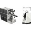 Stone Espresso Mine Black + Eureka Mignon Silenzio, CR white