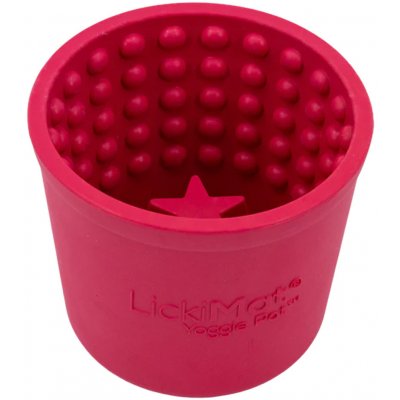 LickiMat Yoggie Pot lízací kelímok ružový 9 cm