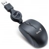 GENIUS Micro Traveler V2/Cestovná/Optická/1 200 DPI/Drôtová USB/Čierna 31010125105