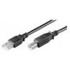 PremiumCord Kabel USB 2.0, A-B, 5m, černá (ku2ab5bk)