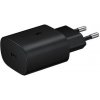EP-TA800EBE Samsung USB-C 25W Cestovní nabíječka Black (OOB Bulk)