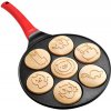 MG Pancakes Animals panvica na lievance 26.5cm, čierna/červená