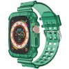 AppleKing odolné puzdro s transparentným remienkom pre Apple Watch Ultra 49mm - zelené - možnosť vrátiť tovar ZADARMO do 30tich dní