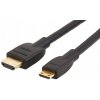 AmazonBasics HL-007341 HDMI kábel 0,9 m, HDMI Typ C (Mini) na HDMI Typ A (Štandard), Čierny