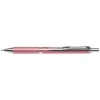 Roller, 0,35 mm, stláčací mechanizmus, telo pera: ružová, PENTEL 