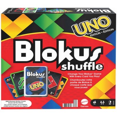 Spoločenská hra Mattel Blokus Shuffle Edícia UNO