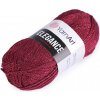 Pletacia priadza Elegance lurex 50 g - 1 ks 4 (123) bordó strieborná